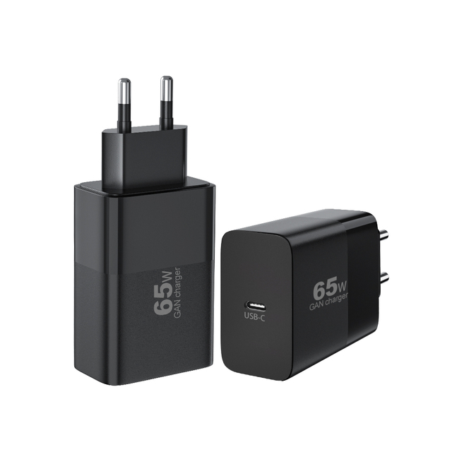 GaN Tech 65w USB-C Charger Type-c Port Gan Pd 65w Fast Travel Charger Mobile Charger