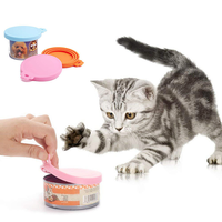 Le couvercle de boîte de conserve en silicone de qualité alimentaire écologique couvre la plupart des tailles standard pour les boîtes de conserve pour chiens et chats avec dessus