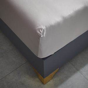 Qin Yue Bamboo Fiber <b>Bedding</b> <b>Set</b> 60 Count Solid Color Sheets Duvet Cover Pillowcases Minimalist Design - Product Image 2