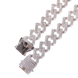 UWIN Hip Hop 14mm CZ Miami Cadena <span class=keywords><strong>de</strong></span> eslabones cubanos Oro Rodio Chapado en oro rosa Diamante Cadena cubana <span class=keywords><strong>para</strong></span> hombres - Product Image 1