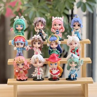 Figura de PVC del Juego Honor of Kings, Modelo de Escritorio con Pose Sentada, Gashapon, para Mayores de 12 Años, Hecho en China