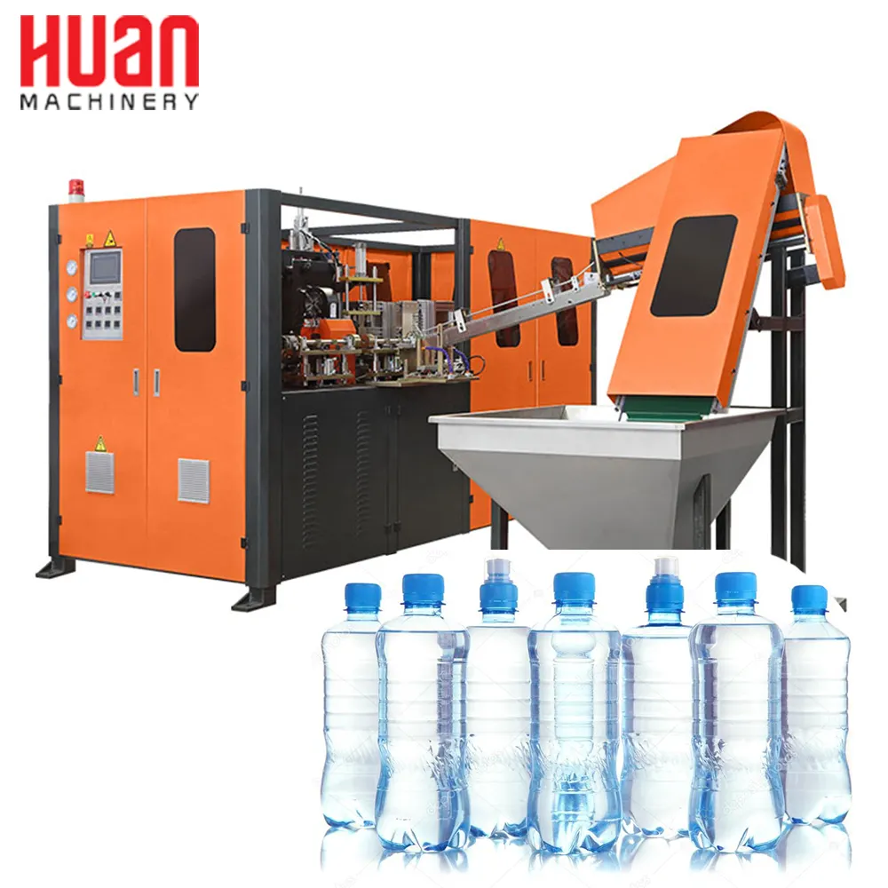 China voll automatische Plastik Haustier Getränke trinken Soda Flasche Blas maschine Hersteller Mineral Wasser flasche Herstellung Maschine Preis