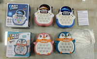 Vente chaude enfants décompresser presse musique Whack-a-mole Console de jeu éducatif Pop rapide Push vitesse jeu Machine jouet