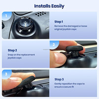 Capuchons de remplacement pour joystick pour manette PS4 PS5, capuchon de remplacement pour joystick, réparation pour PS4 PS5, poignée de joystick, pièces de réparation