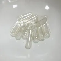 Capsule végétarienne transparente personnalisable HPMC capsule à revêtement entérique Sizi 00 0 1 2 3