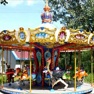High Quality Alloy PVC Musical <b>Carousel</b> Unicorn <b>Horse</b> Outdoor Shopping Mall Amusement Ride for Kids 16p 4kw 380v CE Certified - Product Image 5
