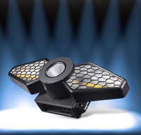 Projecteur de scène DJ rétro à double lame avec 24x1W LED RGB, IP20, contrôle DMX512 15/21 canaux pour KTV et bars (vente en gros)