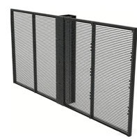 Affichage LED transparent couleur personnalisable pour publicité en ascenseur avec garantie à vie, indice de protection IP65/IP42, taille sur mesure