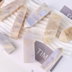 Nuovo arrivo Fengshui prodotti <span class=keywords><strong>di</strong></span> guarigione spirituale cristallo artigianato blu luna <span class=keywords><strong>torre</strong></span> <span class=keywords><strong>di</strong></span> <span class=keywords><strong>pietra</strong></span> per la decorazione della casa - Product Image 1