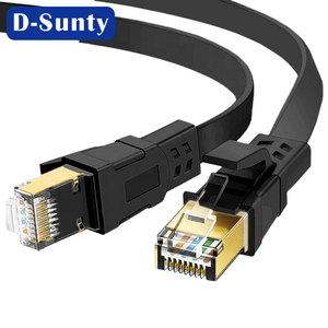 Cable Ethernet Cat8 con Conector RJ45 Chapado en Oro, Cable Plano de Cobre Puro 30/26awg, SSTP SFTP, Cable de Red Cat8 - Product Image 3