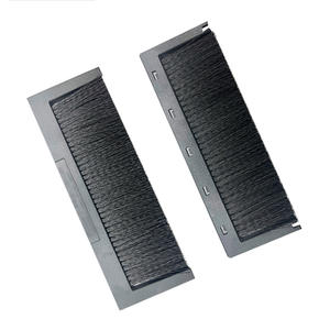 แผงปิดสายไฟ Rittal Schneider TPE พร้อมแปรงปัดสายไฟสีเหลือง วัสดุขนแปรงมาตรฐาน <span class=keywords><strong>UL94</strong></span> <span class=keywords><strong>V2</strong></span> <span class=keywords><strong>V0</strong></span> - Product Image 3