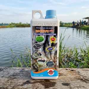 Engrais liquide biologique Biotani Plus 1 litre pour étangs à poissons d'eau douce et aquaculture - Product Image 1