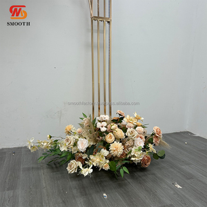 Offre Spéciale fait à la main marron Rose vert feuille irrégulière fleur coureur doux caractéristique fleurs artificielles pour les mariages saint valentin - Product Image 4