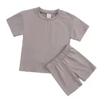 Ensemble de vêtements d'été pour petite fille, tenues de famille, T-Shirt court en coton, collection 2020