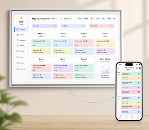 Calendario Digital Inteligente de 10.1 Pulgadas con Pantalla Táctil WiFi, Compatible con <span class=keywords><strong>Google</strong></span> <span class=keywords><strong>Calendar</strong></span>, Marco de Fotos, OEM, ODM, Personalizable - Product Image 1