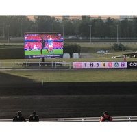Grand écran LED couleur pour films en plein air, panneau d'affichage mobile, mur vidéo, écran publicitaire monté sur remorque avec roues
