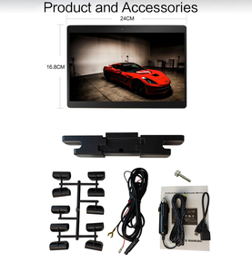 Moniteur arrière de <span class=keywords><strong>voiture</strong></span> 10,1 pouces, moniteur de recul, moniteur de <span class=keywords><strong>voiture</strong></span>, écran tactile, WiFi/BT/3G/TF, <span class=keywords><strong>TV</strong></span> de <span class=keywords><strong>voiture</strong></span> - Product Image 6