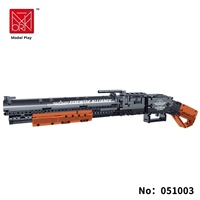 Pistolet de construction DIY en plastique ABS Firewire, modèle réduit 1:8, jouet pour adultes, kits de sniper sur le thème fantastique et science-fiction, 40 pièces, unisexe
