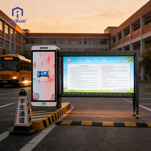 Panneau publicitaire de barrière de <span class=keywords><strong>stationnement</strong></span> personnalisable avec logo, étanche, anti-poussière, pour zone commerciale - Product Image 1