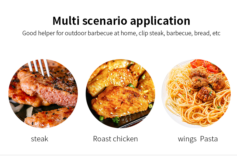 Food Clip Barbecue Steak Kitchenware Utensil Tool BBQ Tongs Silicone Bread Clips Serving Food Cooking Silicone Kitchen Tongs
