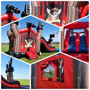 <span class=keywords><strong>Château</strong></span> Gonflable Pirate <span class=keywords><strong>Fort</strong></span> Combo en PVC pour Fêtes et Événements Extérieurs – Idéal pour la Location - Product Image 5