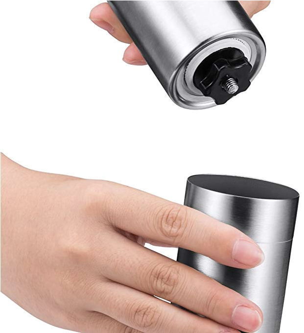 Custom Logo Price Manual Coffee Grinder Outdoor Burr Mill Adjustable Setting Portable Precise Brewing Hand Crank Coffee Grinder