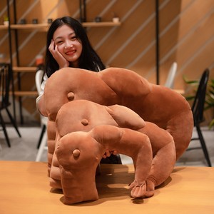 <span class=keywords><strong>Coussin</strong></span> décoratif personnalisé <span class=keywords><strong>avec</strong></span> logo, en forme de <span class=keywords><strong>bras</strong></span> de musculation, pour canapé, doux, en forme de poitrine de garçon, poupée en peluche de dessin animé, cadeau de Saint-Valentin - Product Image 4