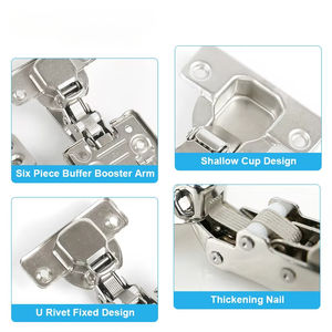 أثاث ثلاثي الأبعاد قابل للتعديل مفصلات مخفية لينة قريبة خزانة s - Product Image 3