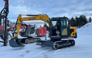 Miễn phí vận chuyển yuchai <span class=keywords><strong>8</strong></span> tấn bánh xích máy xúc YC80-9 thủy lực Máy xúc với 0.26m3 xô Công suất - Product Image 5