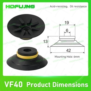 หุ่นยนต์ดูดสูญญากาศแบบถ้วยดูดสูญญากาศรุ่น VF ซีรีส์ HOFUJNG ผู้ผลิตถ้วยดูดสูญญากาศแบบแบน ถุงสูญญากาศแบบเปิด ผลิตภัณฑ์ยาง - Product Image 5