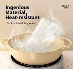 Bulk Food Storage <strong>Containers</strong> with Airtight Lids Portable Cereal Grain Leakproof Plastic <strong>Container</strong> High Temperature Resistance - Product Image 3