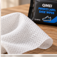 Lingettes pour chaussures OEM ODM sous marque privée, avec conception personnalisée, format et quantité d'emballage sur mesure