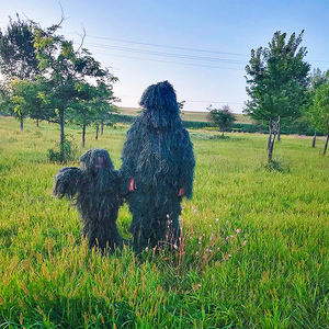 ชุดพรางตัว 5 in 1 Ghillie Suit ลายพราง 3 มิติ สำหรับการล่าสัตว์ ประกอบด้วยเสื้อแจ็คเก็ต กางเกง ฮู้ด และกระเป๋าพกพา เหมาะสำหรับผู้ใหญ่ ขนาดฟรีไซส์ - Product Image 3