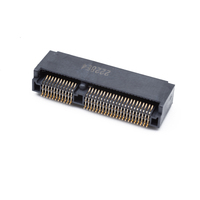 Connecteur SATA Gold Flash avec capot de protection 67 broches, à souder par traversée de trou, M.2 Key B H4.2mm, contact en alliage de cuivre, marque Topmay, neuf TOPMAY