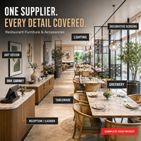 Ensemble table et chaises de restaurant JEILI, mobilier commercial moderne avec dossier tressé, chaises de restaurant pour projets d'aménagement intérieur d'hôtels, sur mesure