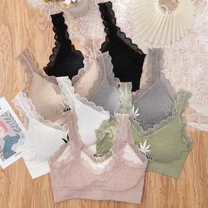 สปอร์ตบราลูกไม้ด้านหลังสวยสำหรับผู้หญิงบราแต่งลูกไม้สไตล์ใหม่ชุดชั้นในกีฬาสำหรับเด็กผู้หญิงบราเล่นโยคะ - Product Image 2
