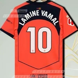 Camisetas de Fútbol del Barcelona Temporada 2025/26, Local y Visitante, Número 19, Yamal, Gavi, Lewandowski, Transpirables, 100% Nailon, Manga Corta - Product Image 4