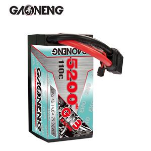 Gnb gaoneng 5200mAh 14.8V 220C 110C 4S 4S2P กระเป๋าแบบสั้นแบตเตอรี่ RC Lipo สำหรับรถแข่ง1:10พร้อม XT90 - Product Image 2