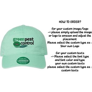 Eza Custom bordado Twill Dad gorras de béisbol relajado personalizado con logotipo personalizado y textos - Product Image 4