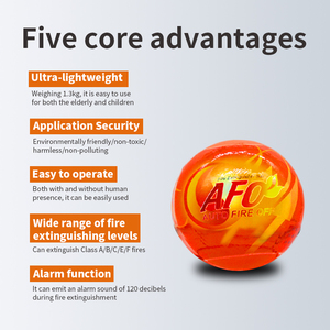 Boule de Poudre Sèche ABC Automatique Certifiée CE, 0,5 kg, 1,3 kg, 2 kg, 4 kg, Flexible et Portable pour la Lutte Contre l'Incendie (Vente en Gros) - Product Image 2