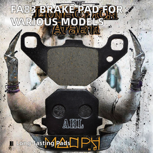 Fa83 nouvelle plaquette de frein de <span class=keywords><strong>moto</strong></span> semi-métallique renforcée de Fiber de carbone pour POLARIS 200 Phoenix <span class=keywords><strong>PEUGEOT</strong></span> Kisbee <span class=keywords><strong>50</strong></span> QUADZILLA ZR50 X50 - Product Image 2