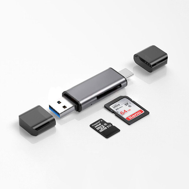 New 2022 All in One usb 2.0 Type c Micro OTG Usb TF SD Card Reader
