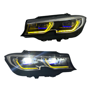 Faros Delanteros Láser SJC Auto Accessories para BMW Serie <span class=keywords><strong>3</strong></span> G20 G28 2019-2022, Luces Diurnas Dobles, Faros Delanteros con Interruptor Amarillo y Blanco, Compatibles con AFS - Product Image 6