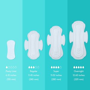 Toallas Sanitarias Desechables Ultrafinas para Mujer, Alta Absorbencia, Protección Extra Larga para la Noche, con Alas, Transpirables - Product Image 4