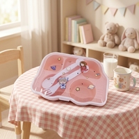 Boîte à bento de qualité alimentaire sans BPA, boîte à lunch étanche pour enfants, écoliers, boîtes de rangement et bacs en plastique