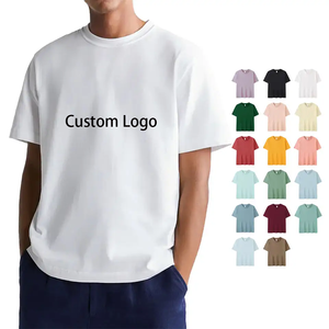 เสื้อยืดแฟชั่นผู้ชายสไตล์ลำลองโอเวอร์ไซส์สตรีทแวร์ทรงหลวม พิมพ์ลายโลโก้แบบ DTF เสื้อยืดผู้ชายใส่ได้ทุกวัน - Product Image 1