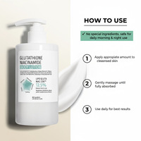 Lotion corporelle de nuit nourrissante, lissante, antioxydante, adoucissante et hydratante à la niacinamide 300 ml pour femmes adultes, tous types de peau