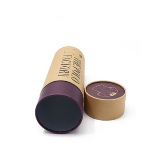 Tube en papier kraft écologique avec feuille d'aluminium alimentaire, tubes en carton personnalisés avec logo imprimé pour aliments et vêtements - Product Image 5