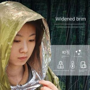 Vente en gros de couvertures de survie jetables en PE pour l'isolation contre le froid d'urgence, équipement de premiers secours, sac de survie pour l'escalade et le camping - Product Image 1