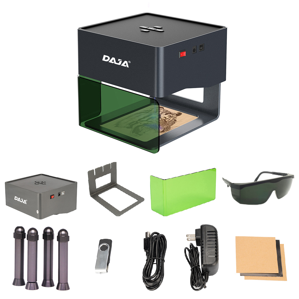 DAJA DJ6レーザー彫刻機 3000mw 自動荷重対応 木材・プラスチック加工